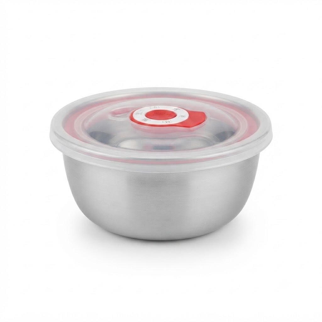 Bát inox kèm nắp lớn